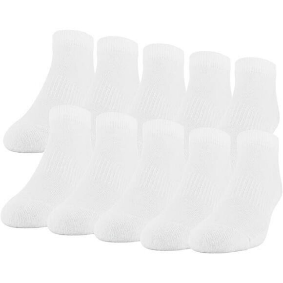 Mens Low Cut Socks 10 Pack Cotton Moisture Wicking Breathable Ankle Socks - Picture 8 of 8